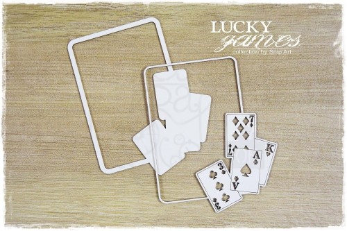 Tekturka Ramka z kartami warstwowa Lucky Games SnipArt