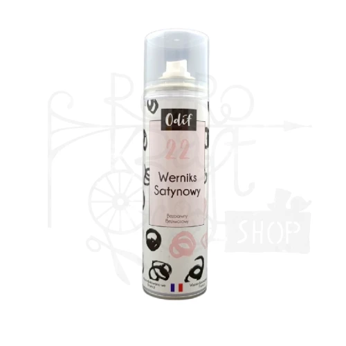 Lakier werniks satynowy w sprayu 250ml 43115 Odif