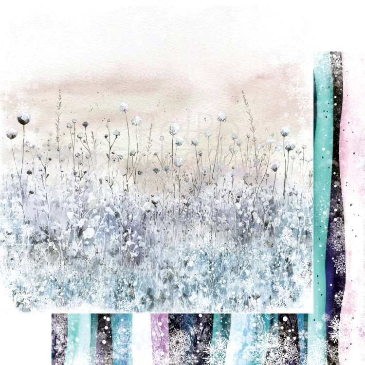 Zestaw papierów do scrapbookingu 30x30 Magic of the Northern Lights AA-MOTNL-07 Alchemy of Art