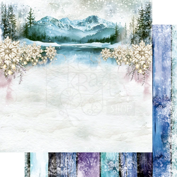 Zestaw papierów do scrapbookingu 30x30 Magic of the Northern Lights AA-MOTNL-07 Alchemy of Art