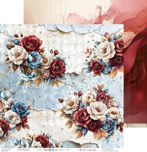 Zestaw papierów do scrapbookingu 30x30 Mindfulness Time  CC-C76-MT-00 Craft O'Clock
