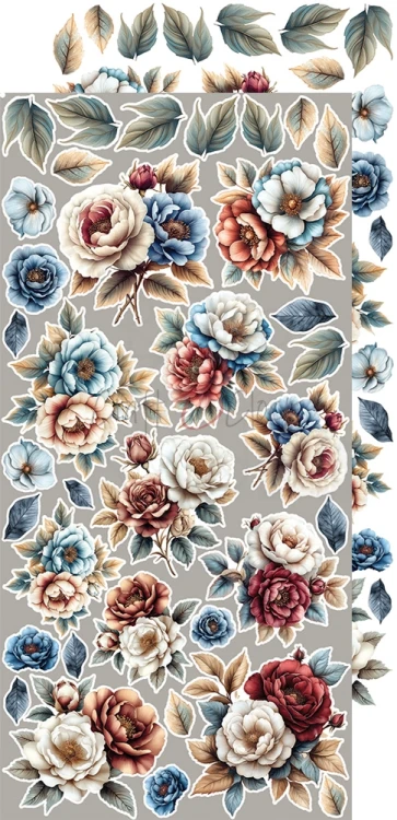 Zestaw dodatków 15x30 Mindfulness Time - Flowers CC-C76-MT-11 Craft O'Clock