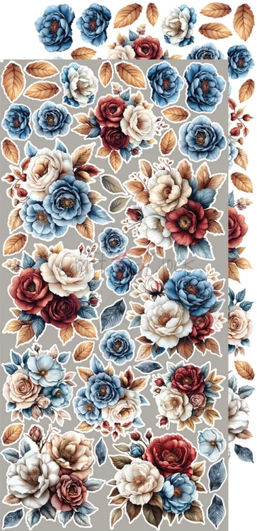 Zestaw dodatków 15x30 Mindfulness Time - Flowers CC-C76-MT-11 Craft O'Clock