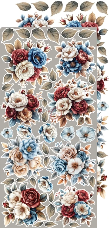 Zestaw dodatków 15x30 Mindfulness Time - Flowers CC-C76-MT-11 Craft O'Clock