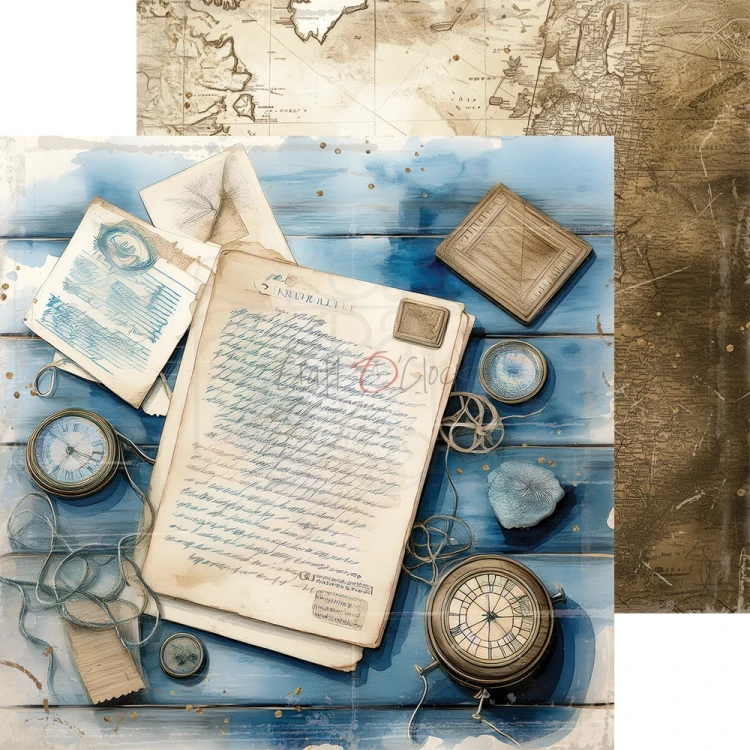 Zestaw papierów do scrapbookingu 20x20 Summer Adventures  CC-C77-SAS-07 Craft O'Clock