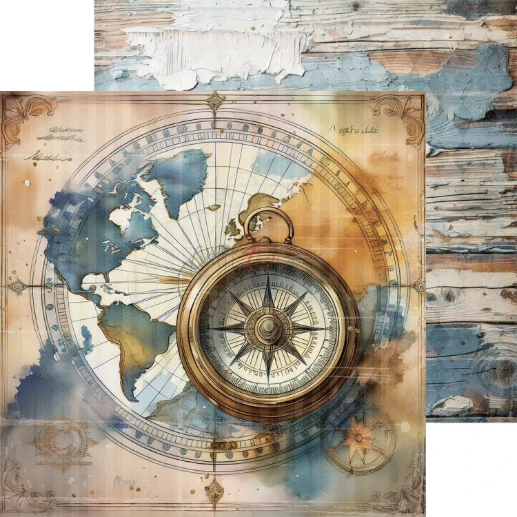 Zestaw papierów do scrapbookingu 20x20 Summer Adventures  CC-C77-SAS-07 Craft O'Clock