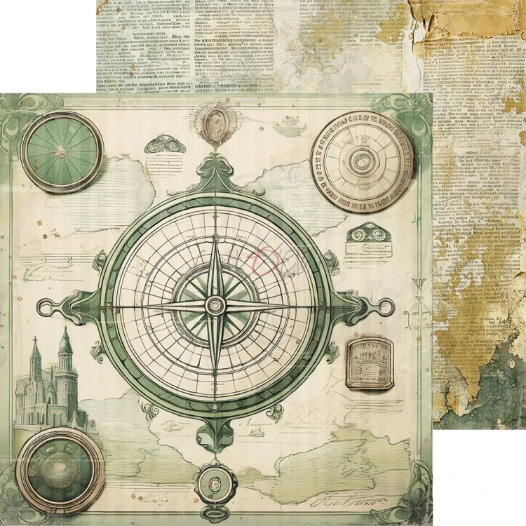Zestaw papierów do scrapbookingu 20x20 Summer Adventures  CC-C77-SAS-07 Craft O'Clock