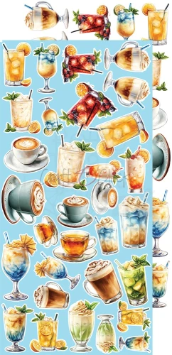 Zestaw dodatków 15x30 Summer Adventures - Chill CC-C77-SAS-11 Craft O'Clock
