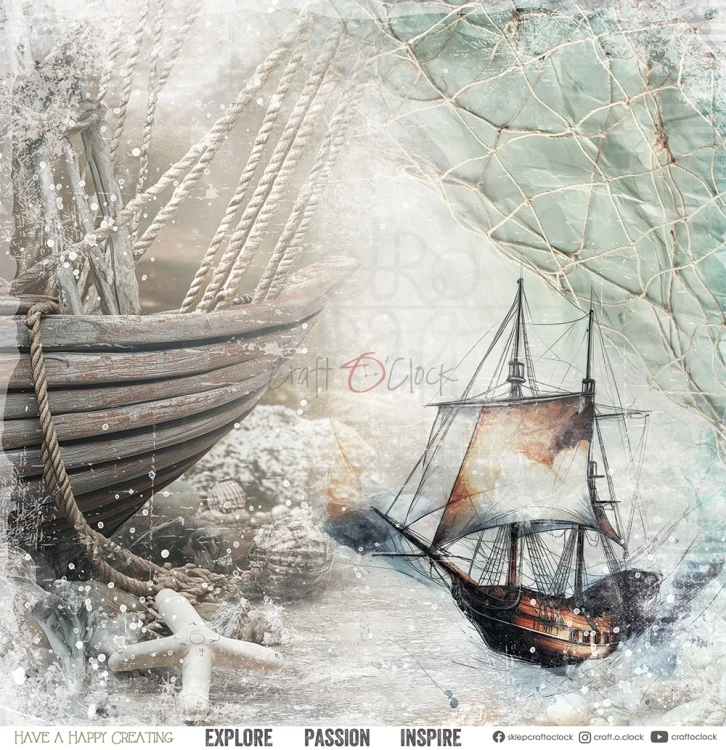 Zestaw papierów do scrapbookingu 30x30 Emerald Tales  CC-F40-ET-00 Craft O'Clock