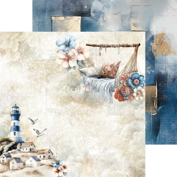 Zestaw papierów do scrapbookingu 20x20 Emerald Tales  CC-F40-ET-07 Craft O'Clock