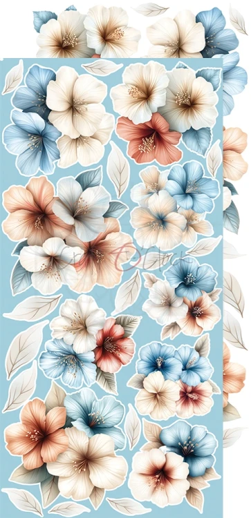 Zestaw dodatków 15x30 Emerald Tales - Flowers CC-F40-ET-11 Craft O'Clock