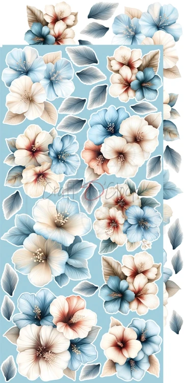 Zestaw dodatków 15x30 Emerald Tales - Flowers CC-F40-ET-11 Craft O'Clock