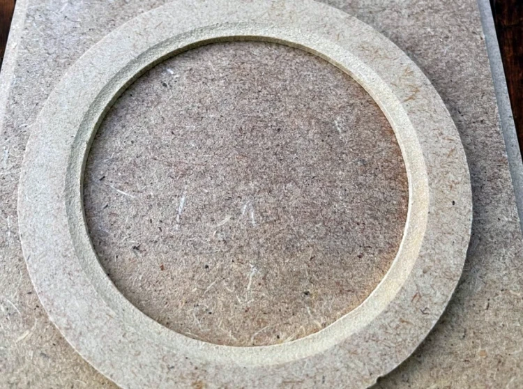 Ramka koło HDF D00178 Dekor Wood
