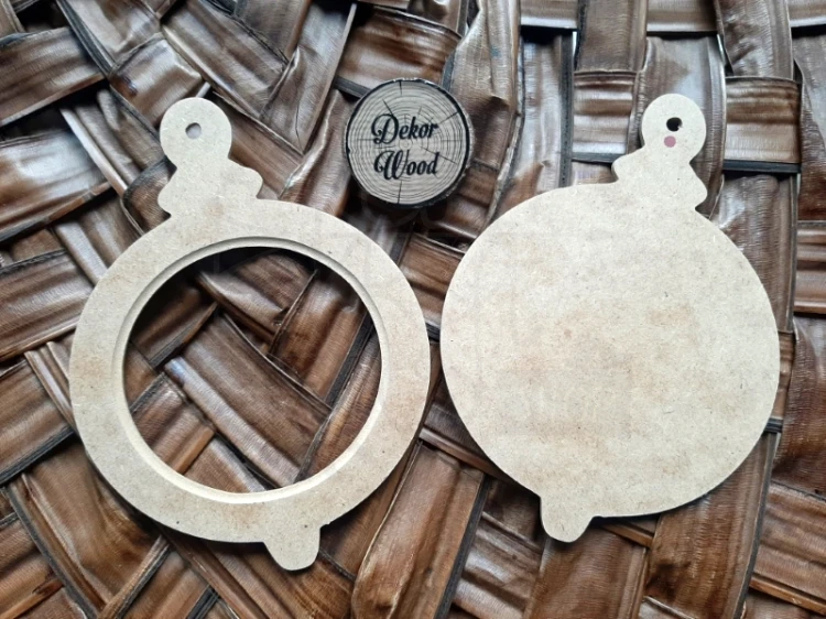 Bombka HDF D00087 Dekor Wood