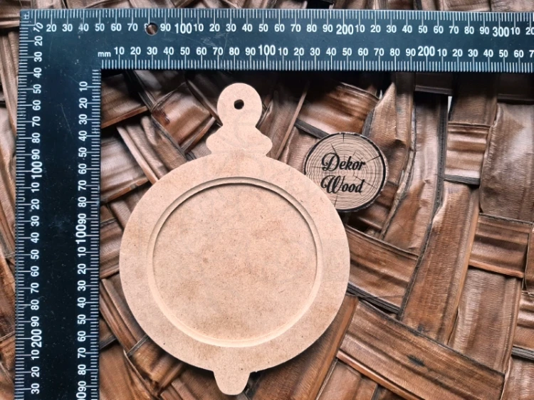 Bombka HDF D00087 Dekor Wood