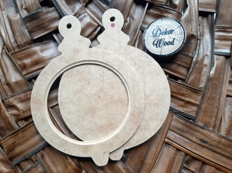 Bombka HDF D00087 Dekor Wood