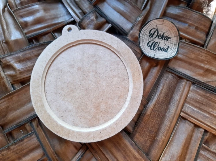 Bombka HDF D00029 Dekor Wood