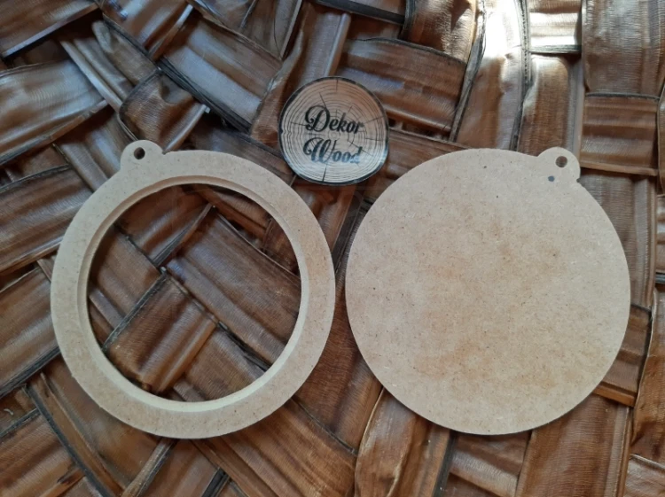 Bombka HDF D00029 Dekor Wood