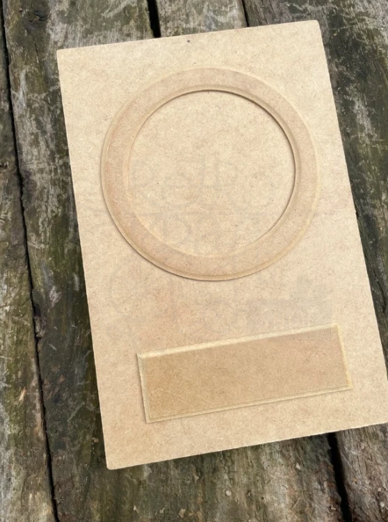 Baza i 2 dekory HDF D00170 Dekor Wood