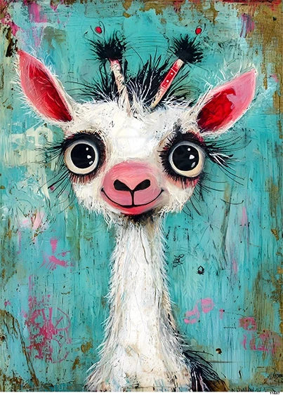 Papier ryżowy do decoupage A5 Alpaka 11687
