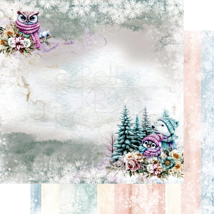 Zestaw papierów do scrapbookingu 20x20 Magic of the Northern Lights AA-MOTNL-08 Alchemy of Art