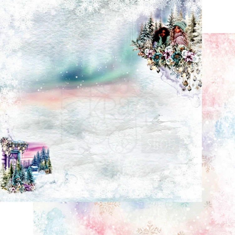 Zestaw papierów do scrapbookingu 20x20 Magic of the Northern Lights AA-MOTNL-08 Alchemy of Art
