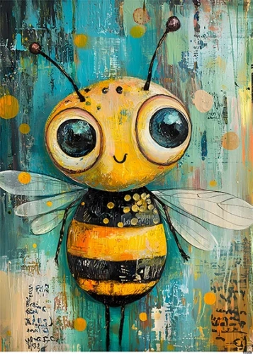 Papier ryżowy do decoupage A5 Pszczoła 11609