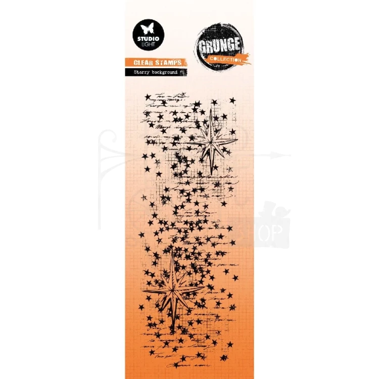 Stempel akrylowy Grunge Collection Starry background SL-GR-STAMP840 Studio Light