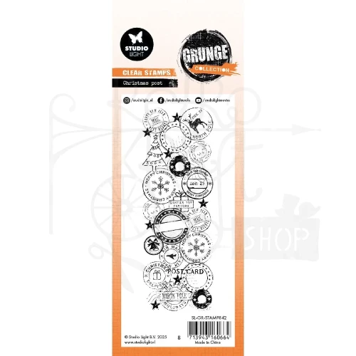 Stempel akrylowy Grunge Collection Christmas post SL-GR-STAMP842 Studio Light