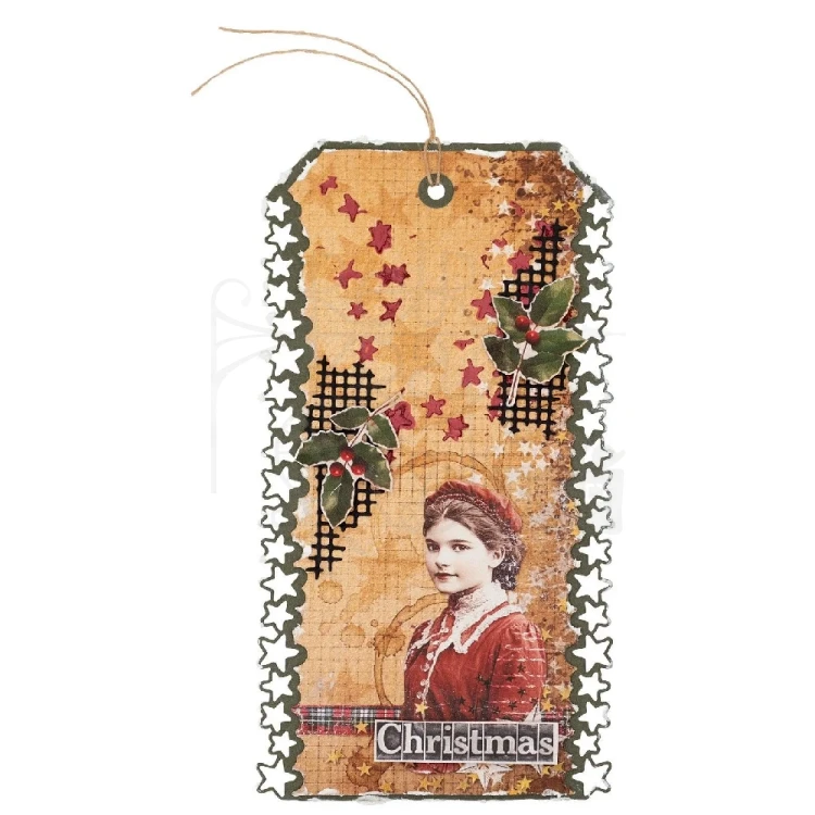 Stempel akrylowy Grunge Collection Santa toy factory SL-GR-STAMP843 Studio Light