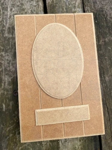 Baza i 2 dekory HDF D00169 Dekor Wood