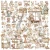 Ozdoby papierowe Die-cuts Little Dreamer Elements 102 szt JLD31744 49 and Market