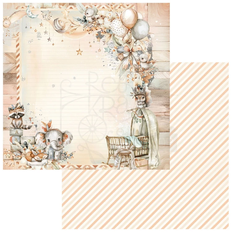 Zestaw papierów do scrapbookingu 30x30 Little Dreamer 8 arkuszy JLD31607 49 and Market