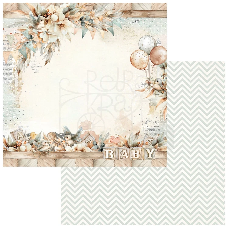 Zestaw papierów do scrapbookingu 30x30 Little Dreamer 8 arkuszy JLD31607 49 and Market