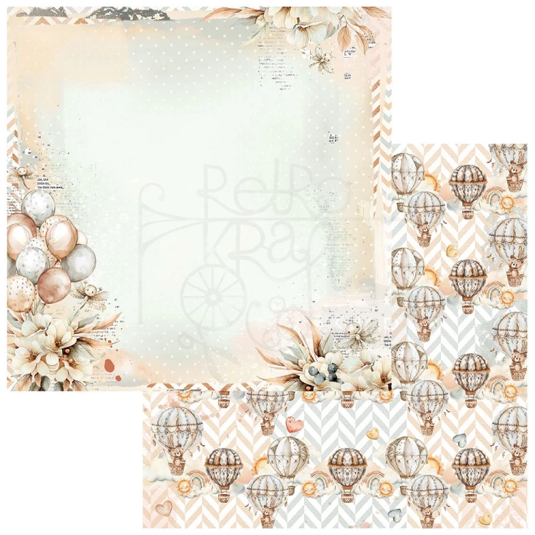 Zestaw papierów do scrapbookingu 30x30 Little Dreamer 8 arkuszy JLD31607 49 and Market