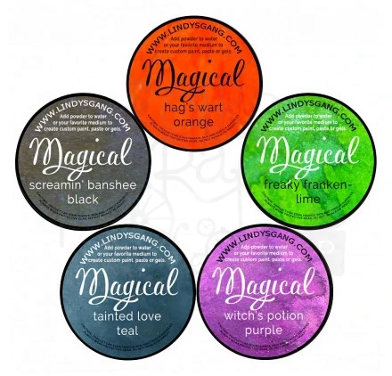 Zestaw pigmentów Magical Jar Haunted Halloween 5 szt MAG-03 Lindy's Stamp Gang