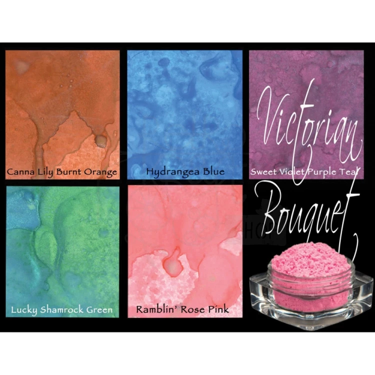 Zestaw pigmentów Magical Jar Victorian Bouquet 5 szt MAG-12 Lindy's Stamp Gang