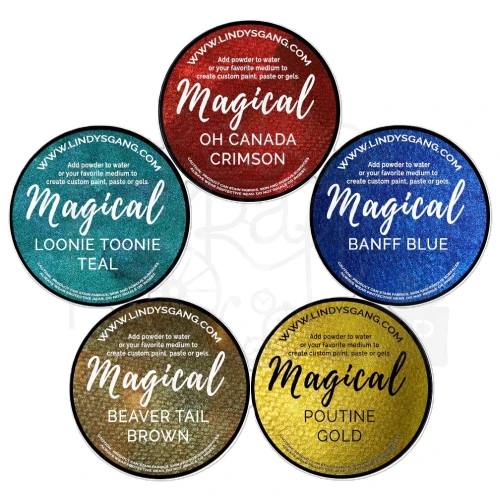 Zestaw pigmentów Magical Jar Great White North 5 szt MAG-22 Lindy's Stamp Gang