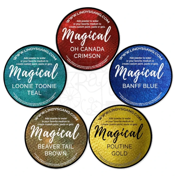 Zestaw pigmentów Magical Jar Great White North 5 szt MAG-22 Lindy's Stamp Gang