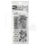 Zestaw stemple + szablon #75 Festive Collage THMM175 Tim Holtz Stampers Anonymous