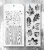 Zestaw stemple + szablon #67 Leaf Prints THMM167 Tim Holtz Stampers Anonymous