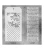Zestaw stemple + szablon #13 Noteworthy THMM113 Tim Holtz Stampers Anonymous