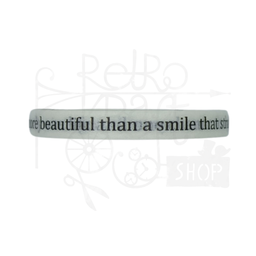 Taśma washi - Napis - 5mm