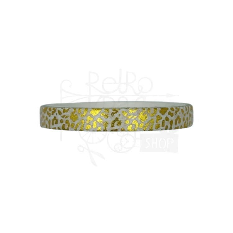 Taśma washi - Złote plamki - 5mm