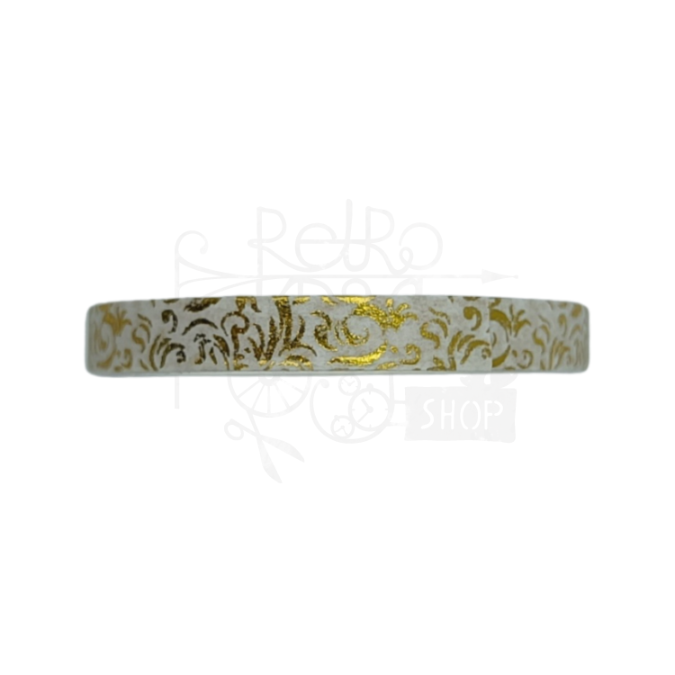 Taśma washi - Złoty ornament - 5mm