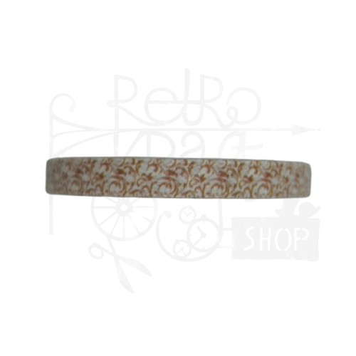 Taśma washi - Delikatny ornament retro - 5mm