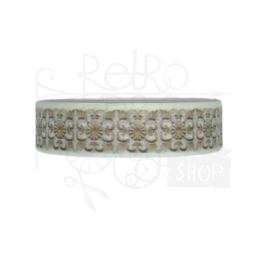 Taśma washi - Delikatny ornament retro - 10mm