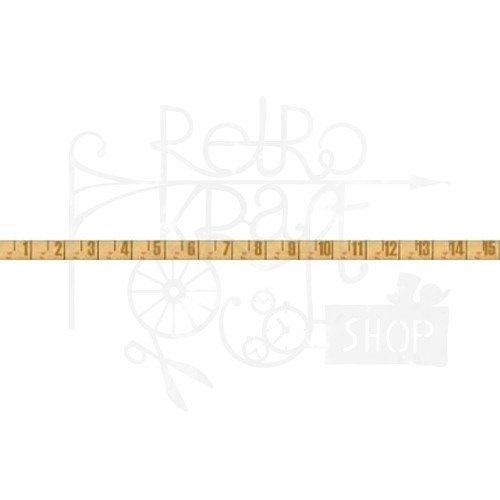 Taśma washi - Taśma miarka retro - 10mm
