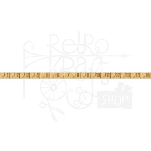 Taśma washi - Taśma miarka retro - 10mm