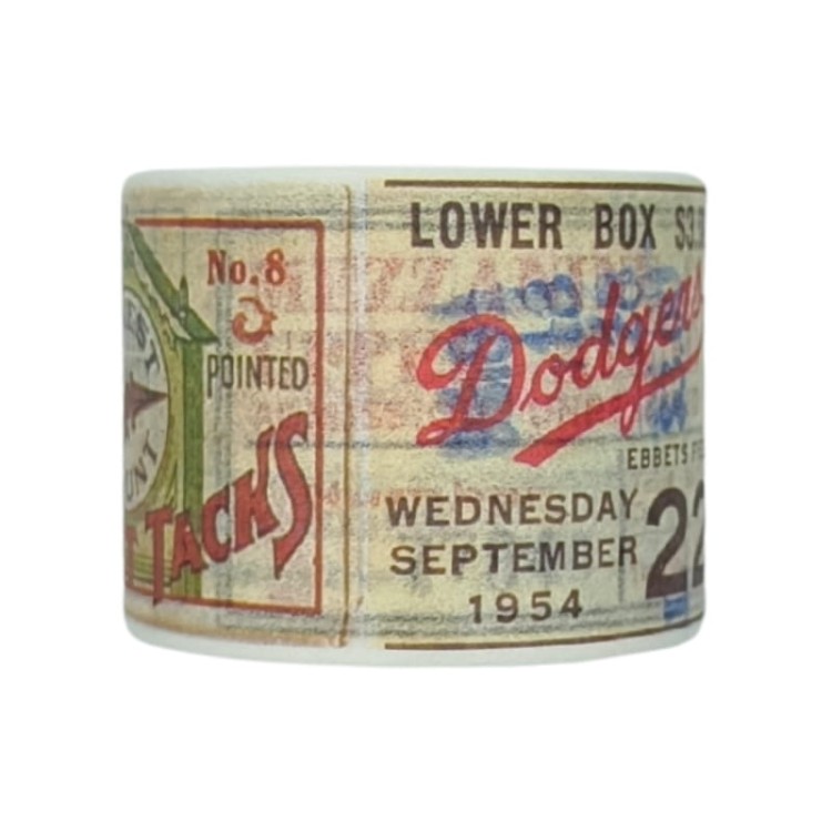 Taśma washi - Etykiety reklamy retro - 30mm